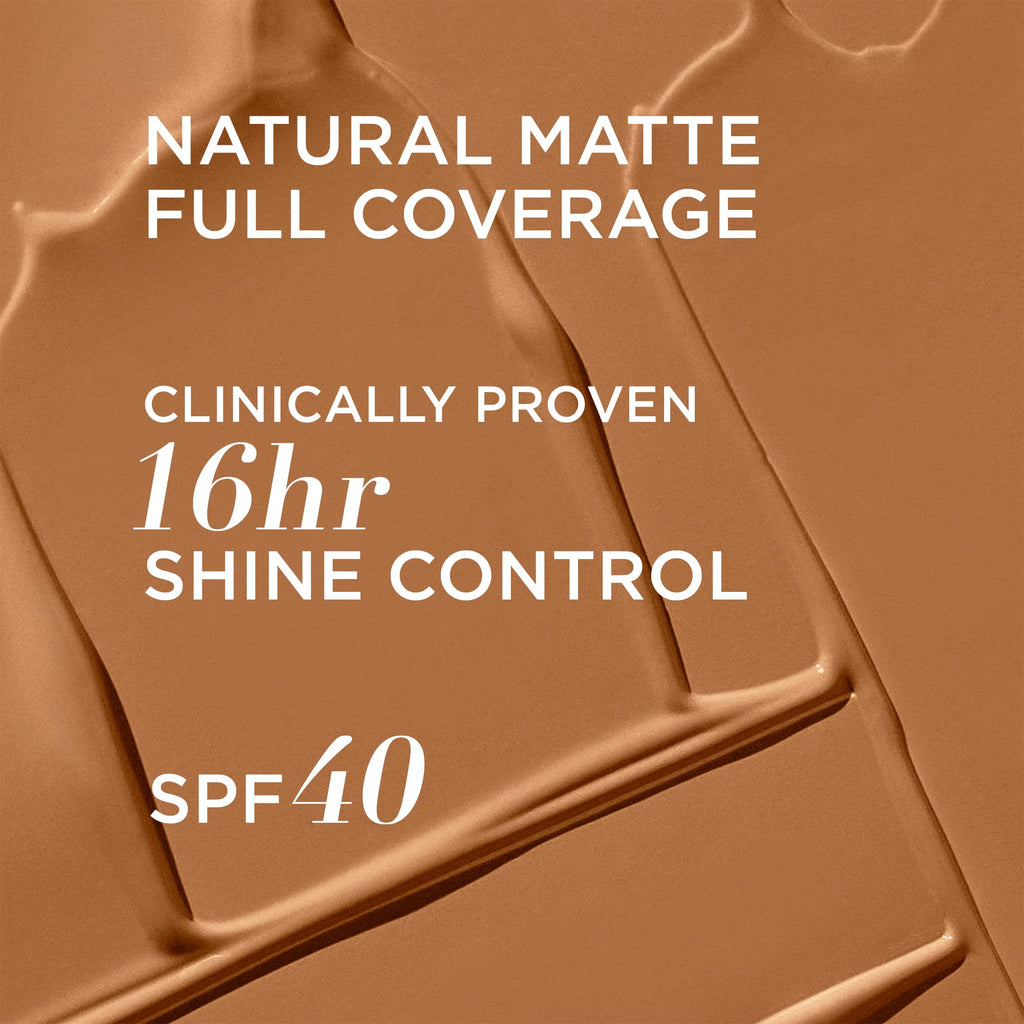 IT Cosmetics CC+ Cream Natural Matte Rich Honey – Poreless Full-Coverage Foundation with SPF 40 (16HR Shine Control)