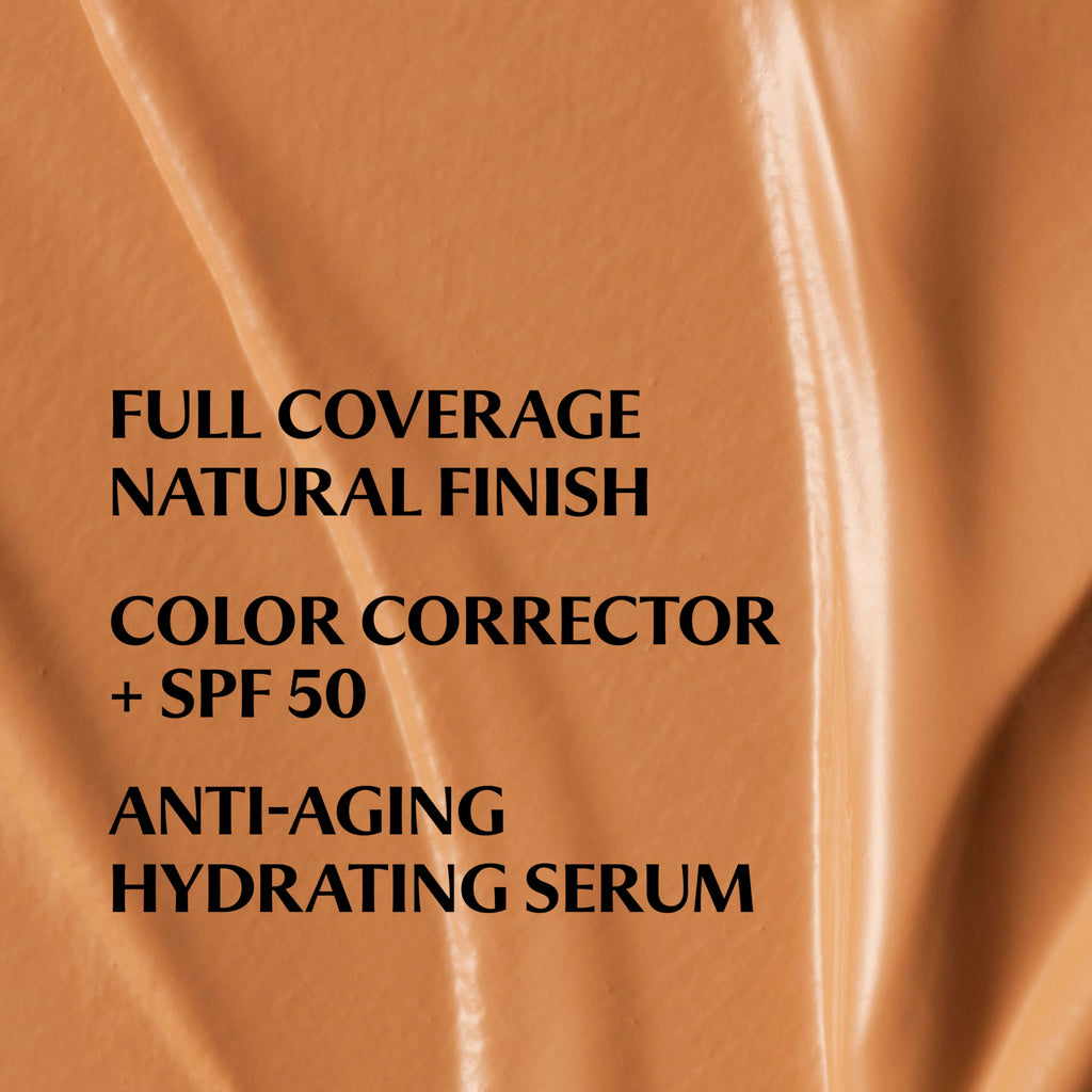 IT Cosmetics CC+ Cream Travel Rich Honey – SPF 50+ Full Coverage Foundation + Hyaluronic Acid & Peptides
