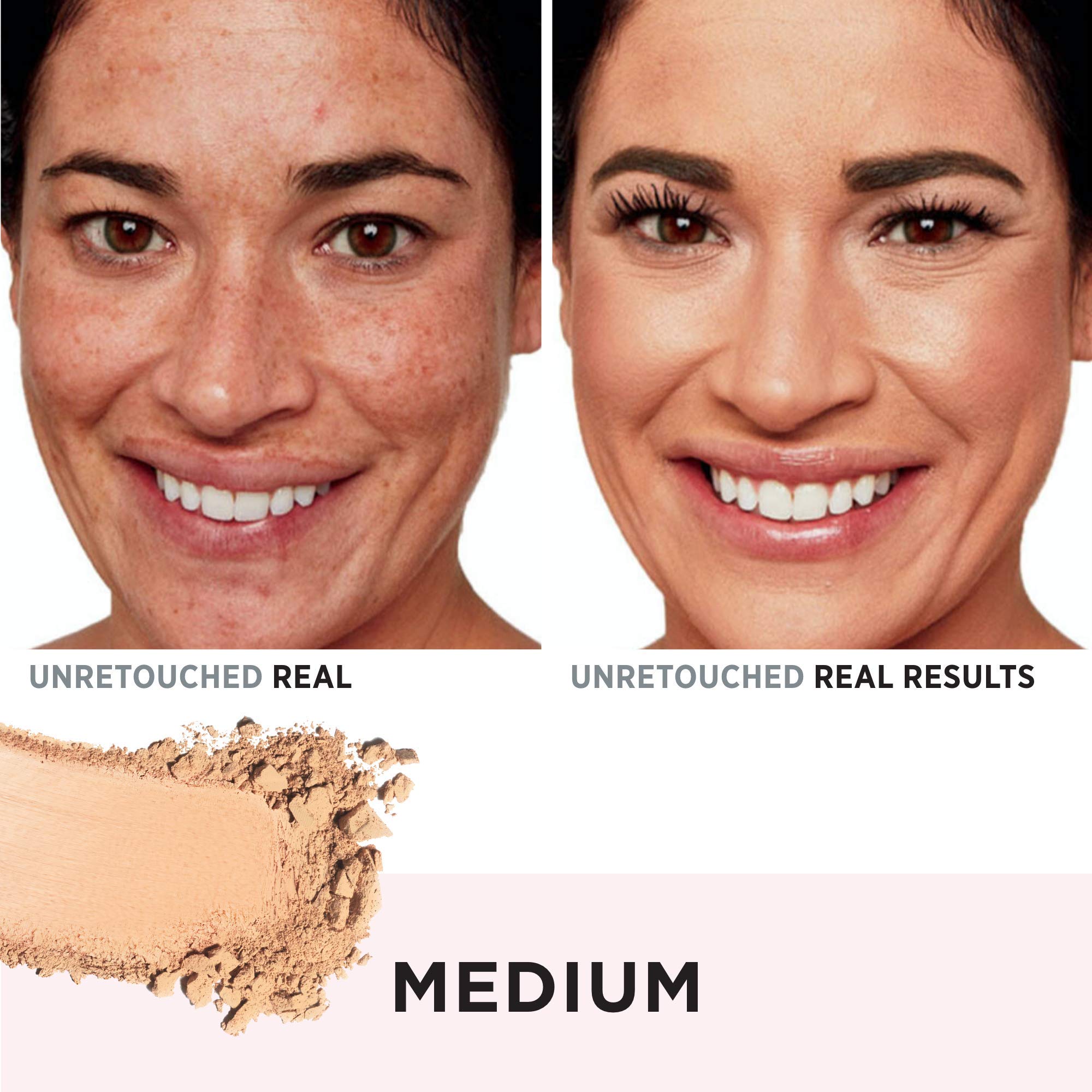 IT Cosmetics CC+ Airbrush Perfecting Powder Foundation (Medium) - Sheer to Full Coverage