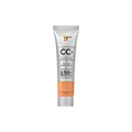 IT Cosmetics CC+ Cream Travel Tan Cool – Full Coverage SPF 50+ Foundation + Hydrating Serum (0.4 oz)