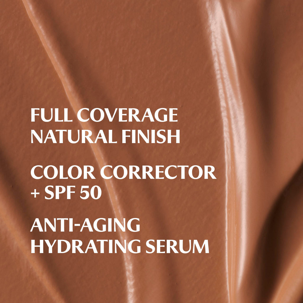 IT Cosmetics CC+ Cream Deep – Natural Full Coverage Foundation with SPF 50+, Hyaluronic Acid & Peptides