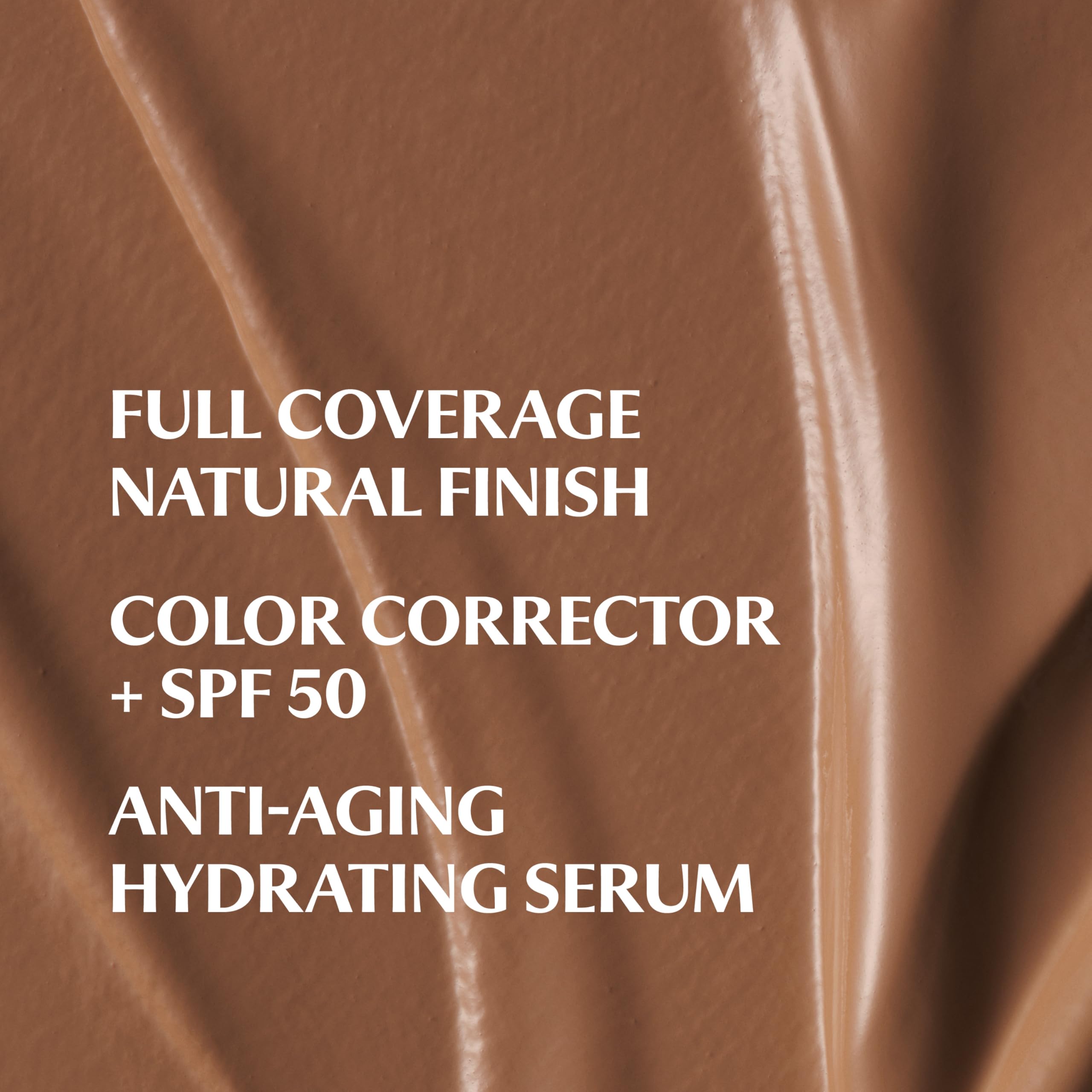 IT Cosmetics CC+ Cream Deep – Natural Full Coverage Foundation with SPF 50+, Hyaluronic Acid & Peptides
