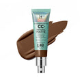 IT Cosmetics CC+ Cream Natural Matte Neutral Deep – SPF 40, Full Coverage Matte Foundation, 16HR Shine Control