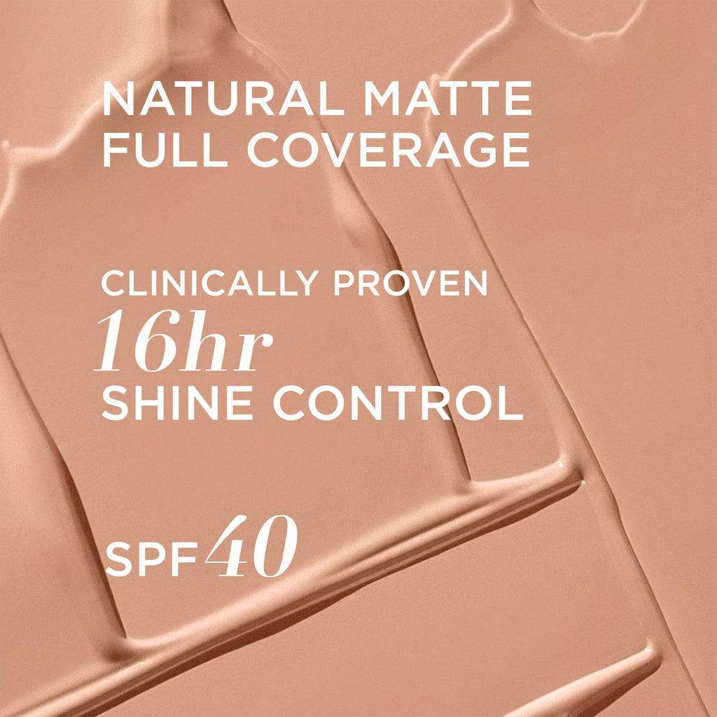 IT Cosmetics CC+ Cream Natural Matte (Medium Cool) – Poreless Full-Coverage Foundation with SPF 40