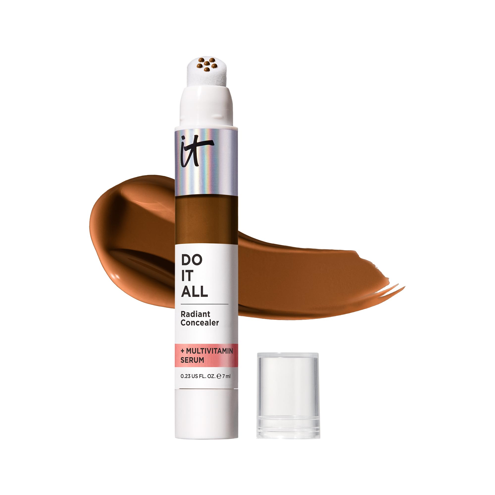 IT Cosmetics Do It All Radiant Concealer — Deepest Warm, 0.2 oz | Creaseless Medium Coverage & Hydration