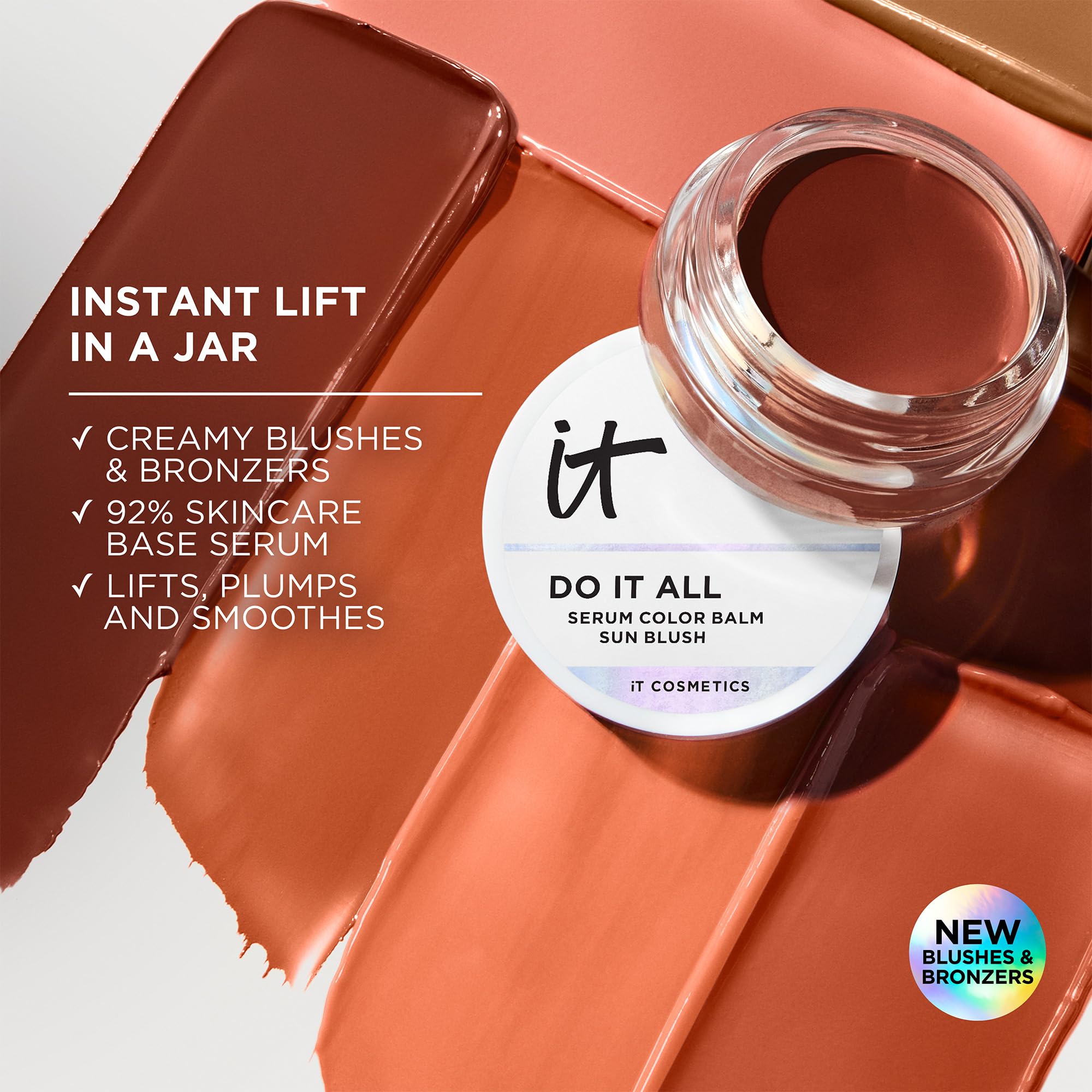 IT Cosmetics Do It All Serum Color Balm Sun Cream Blush & Bronzer – Sun Tan