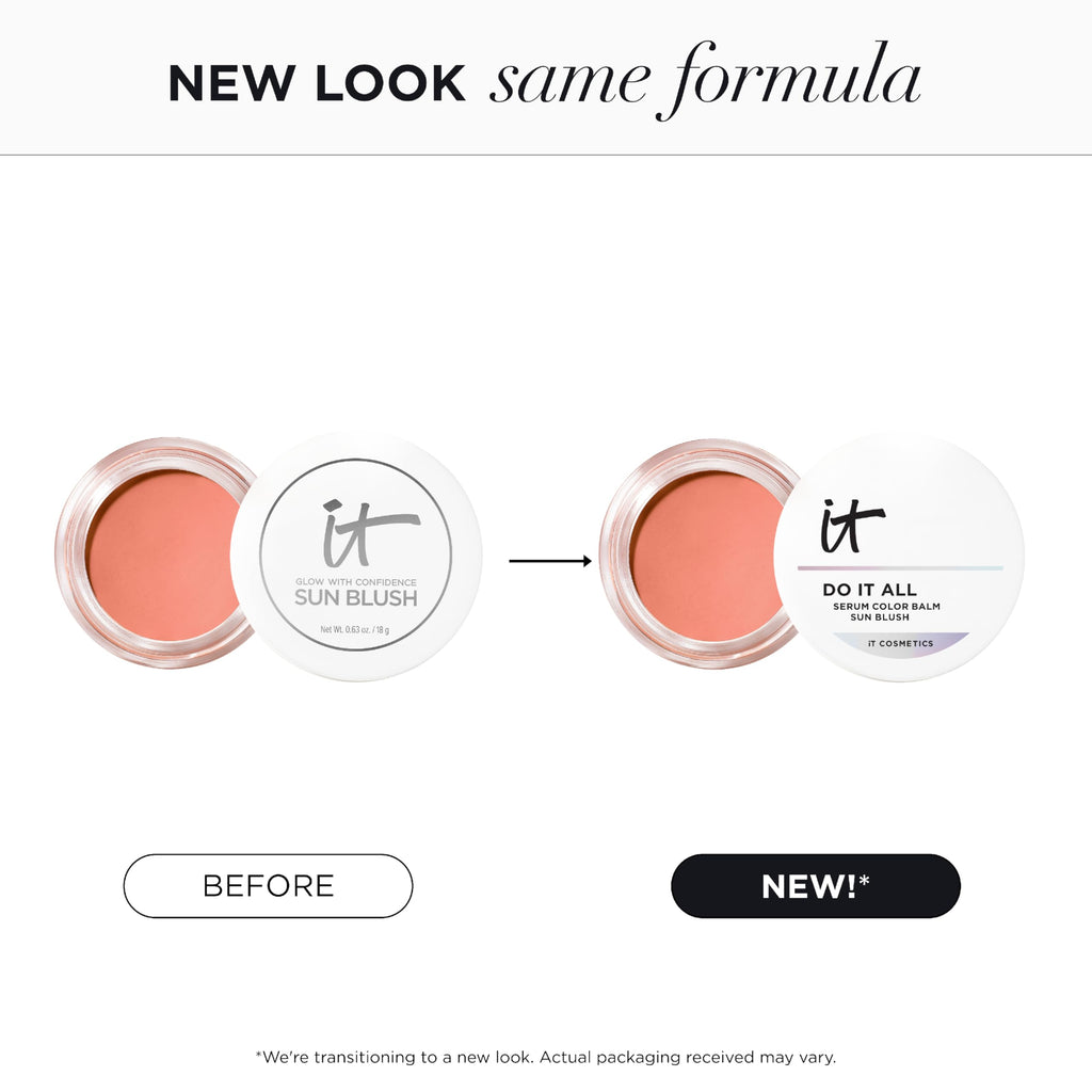 IT Cosmetics Do It All Serum Color Balm Sun Cream Blush & Bronzer – Sun Tan