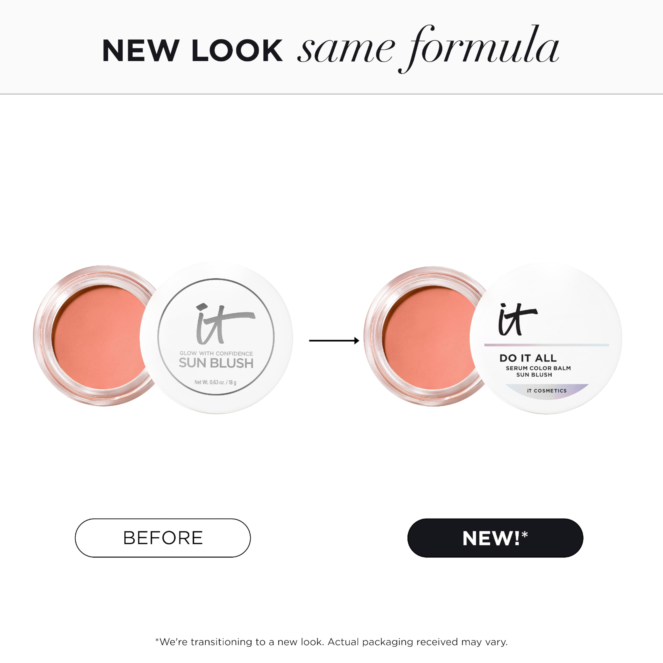 IT Cosmetics Do It All Serum Color Balm Sun Cream Blush & Bronzer – Sun Tan