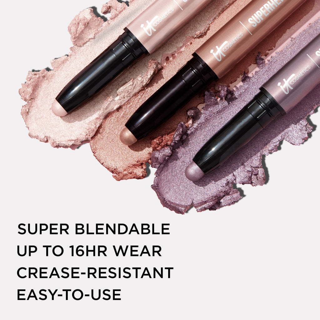 IT Cosmetics Superhero No-Tug Waterproof Eyeshadow Stick – Mighty Mauve
