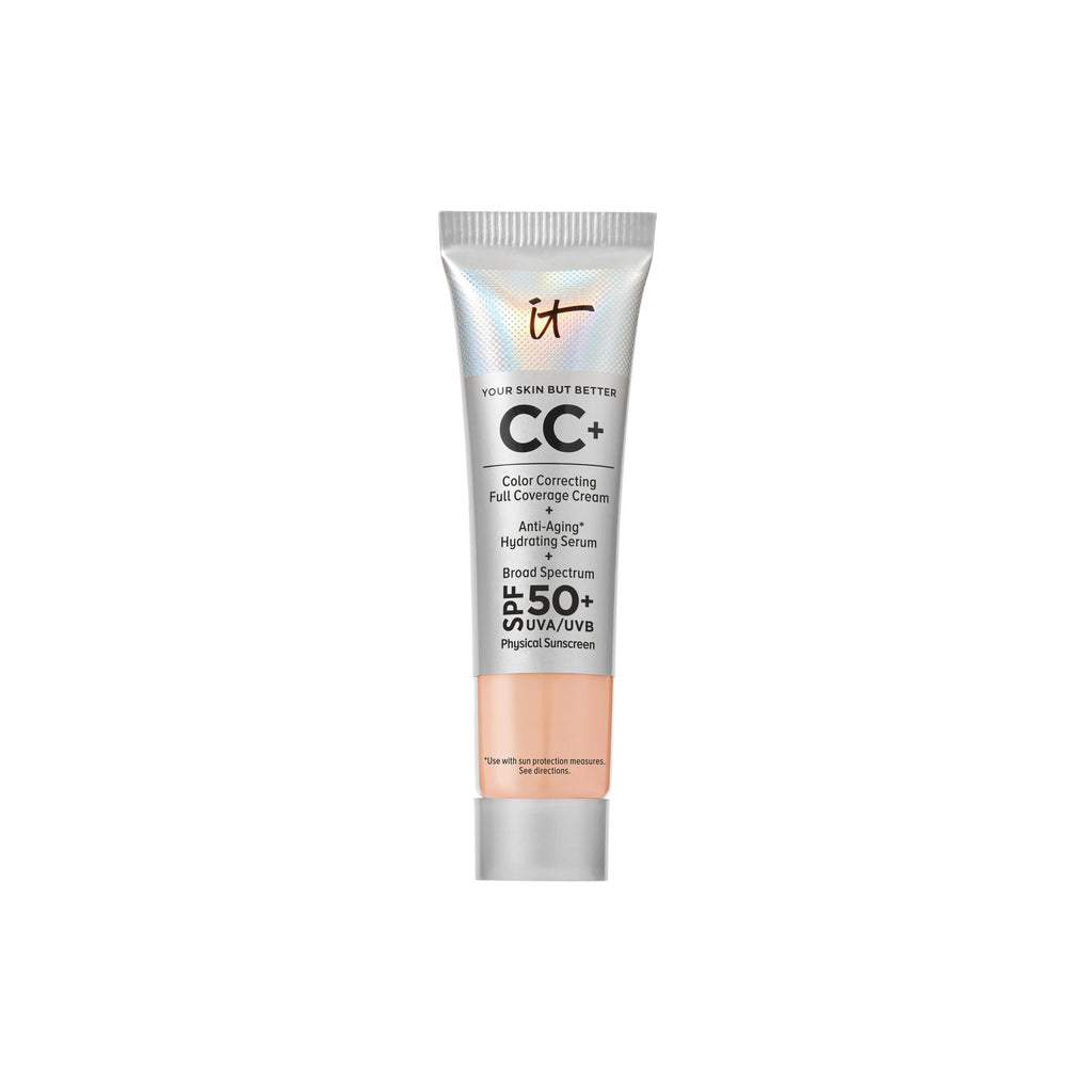 IT Cosmetics CC+ Cream Travel Light Cool – SPF 50+ Full Coverage Foundation