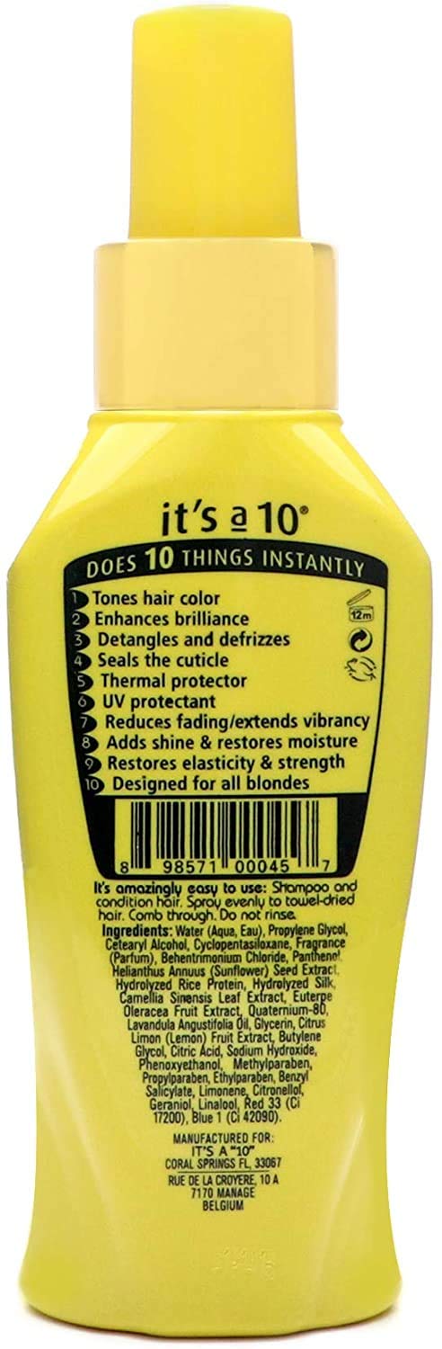 it's a 10 Haircare Miracle Leave-In Conditioner for Blondes – 4 oz Pack of 5
