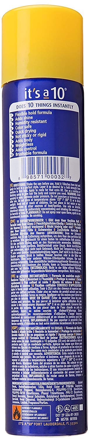 It's a 10 Haircare Miracle Finishing Spray, 10 fl oz (Pack of 2)