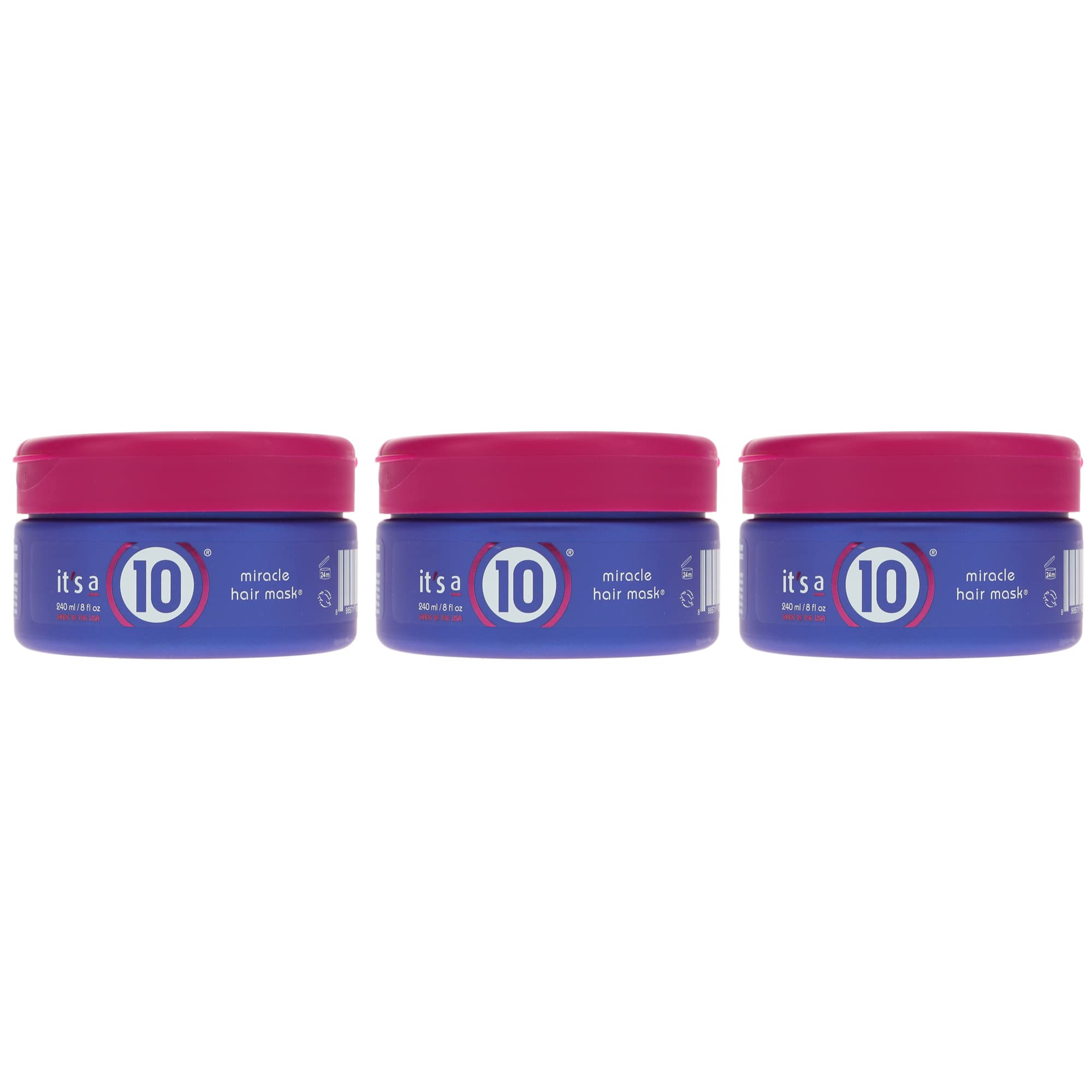 It's a 10 Haircare Miracle Hair Mask – 8 oz (Pack of 3) for Color-Treated Hair