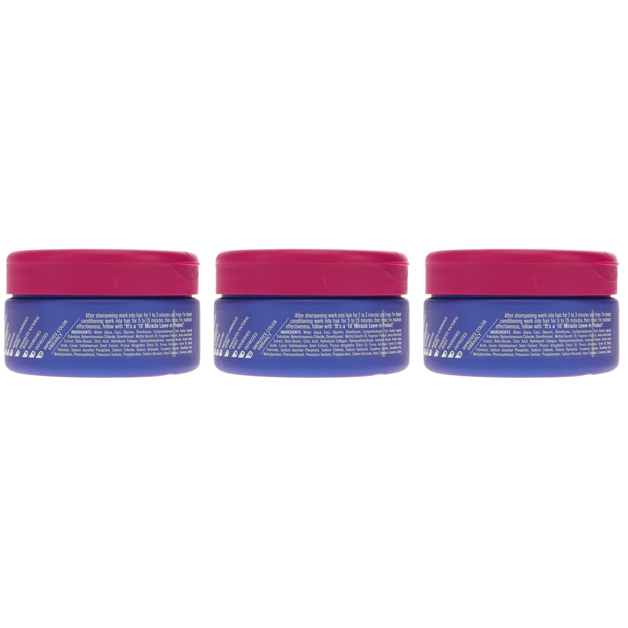 It's a 10 Haircare Miracle Hair Mask – 8 oz (Pack of 3) for Color-Treated Hair