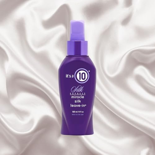 It's a 10 Haircare Silk Express Miracle Leave-In Product - 4 Fl Oz | Lightweight Detangler & Heat-Prep