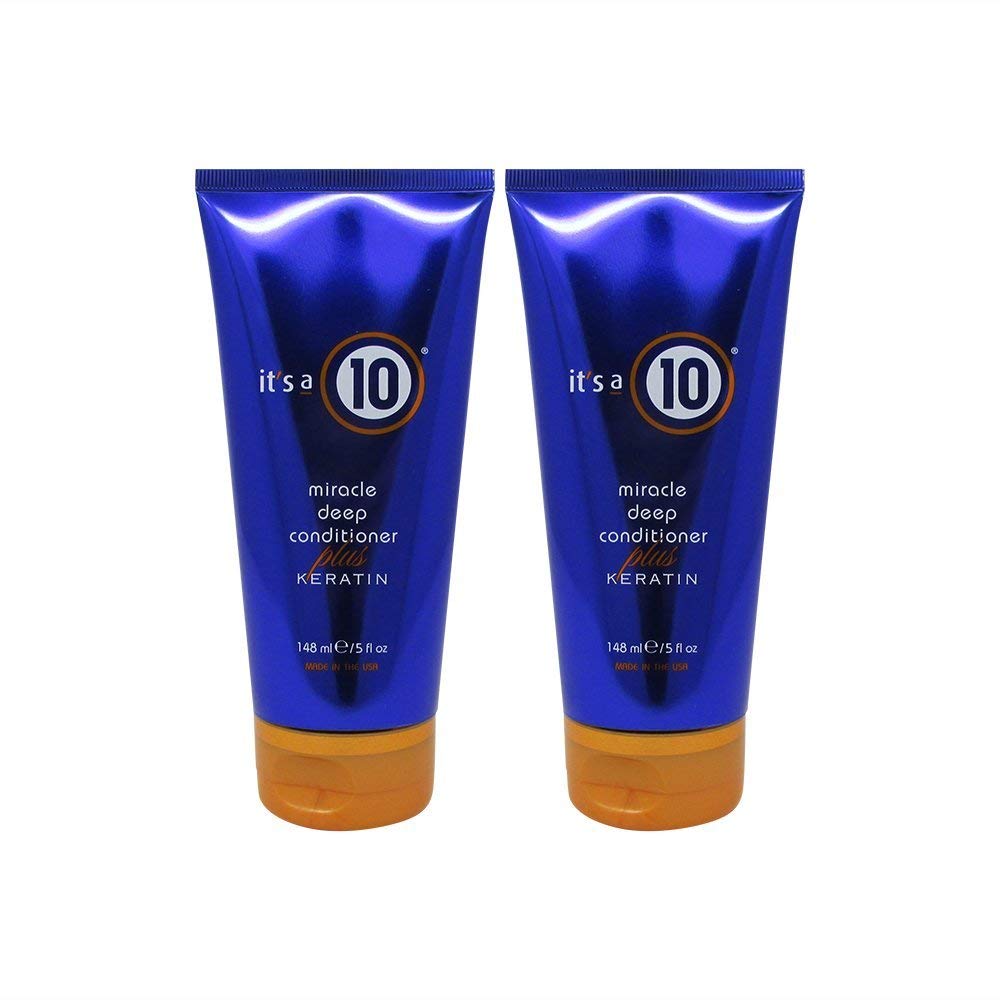 It's a 10 Haircare Miracle Deep Conditioner Plus Keratin – Pack of 2 (5 fl oz each)