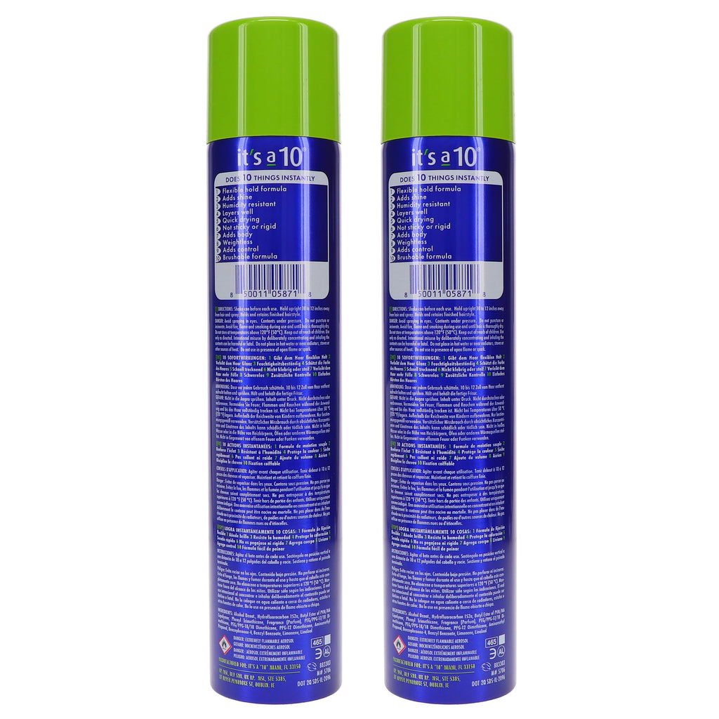 Its a 10 Miracle Finishing Spray (10oz-2 Pack) – Humidity-Resistant, Quick-Dry Finish