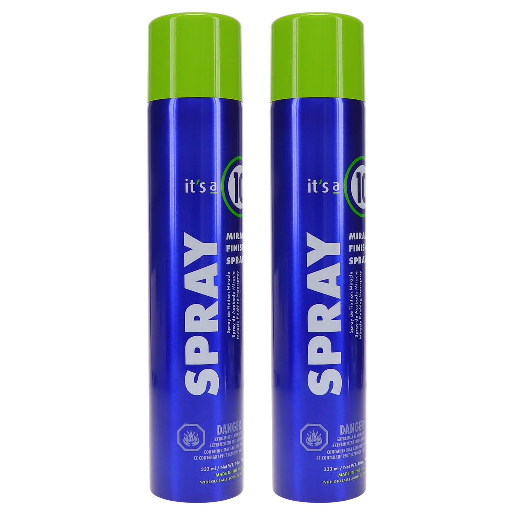 Its a 10 Miracle Finishing Spray (10oz-2 Pack) – Humidity-Resistant, Quick-Dry Finish