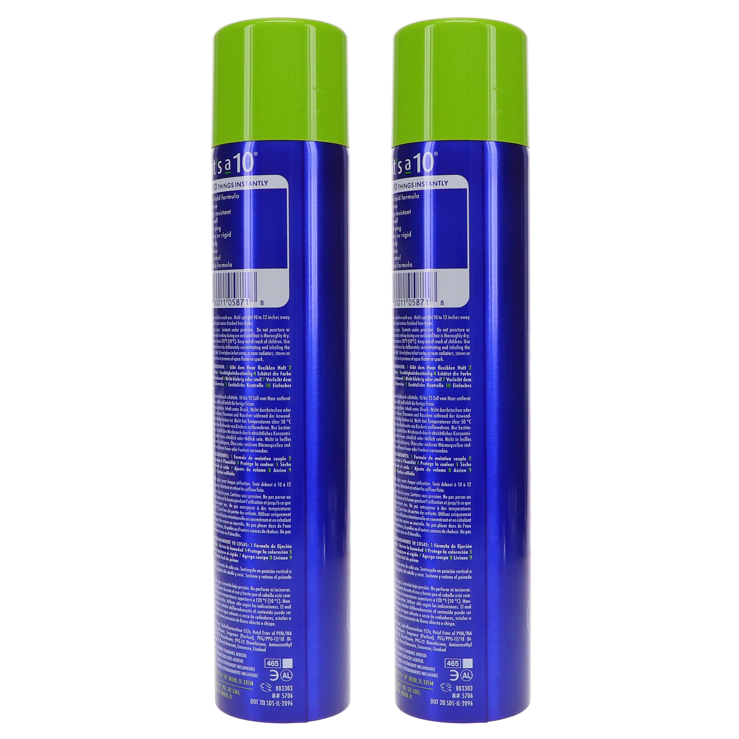 Its a 10 Miracle Finishing Spray (10oz-2 Pack) – Humidity-Resistant, Quick-Dry Finish
