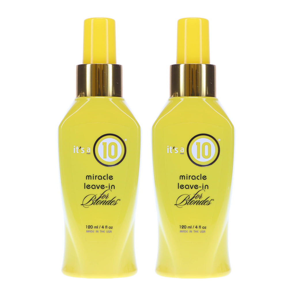 ITS A 10 Miracle Leave-In for Blondes – 4 oz (Pack of 2)