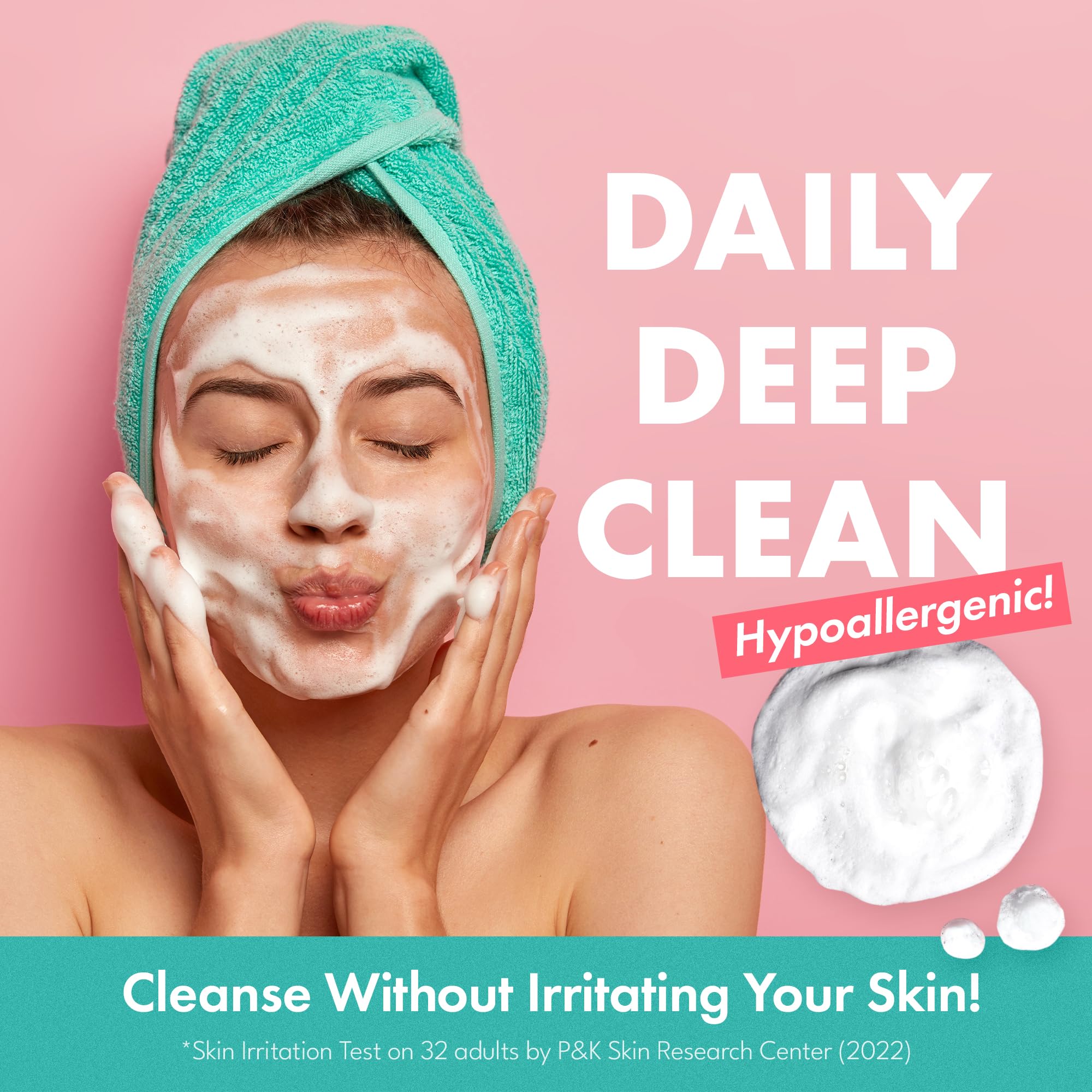 It'S SKIN Peptide Collagen Cleansing Foam – Hydrating Cleanser with Vegan Collagen & Oat Peptides
