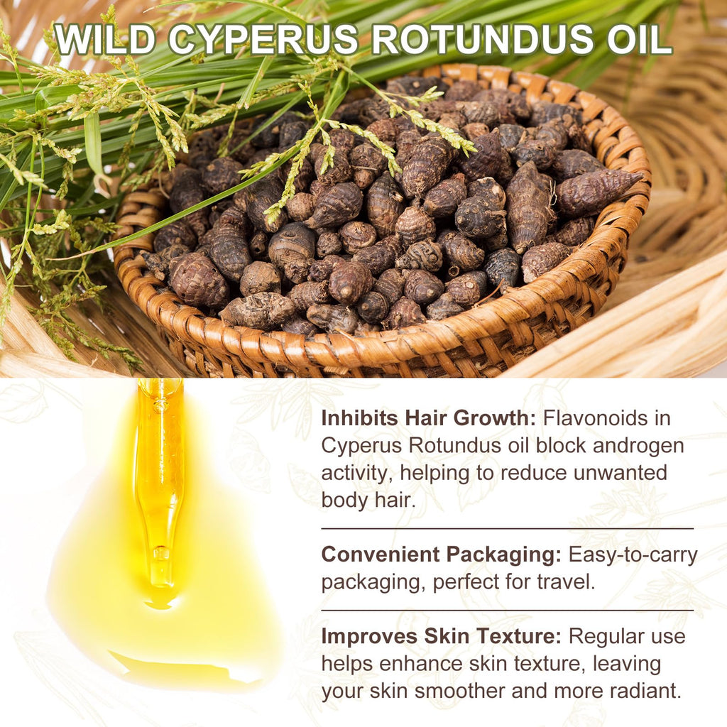 ITSDAWN Cyperus Rotundus Oil for Hair Removal – 2 Pack | Soothing, Moisturizing Body Oil (2.02 fl oz)