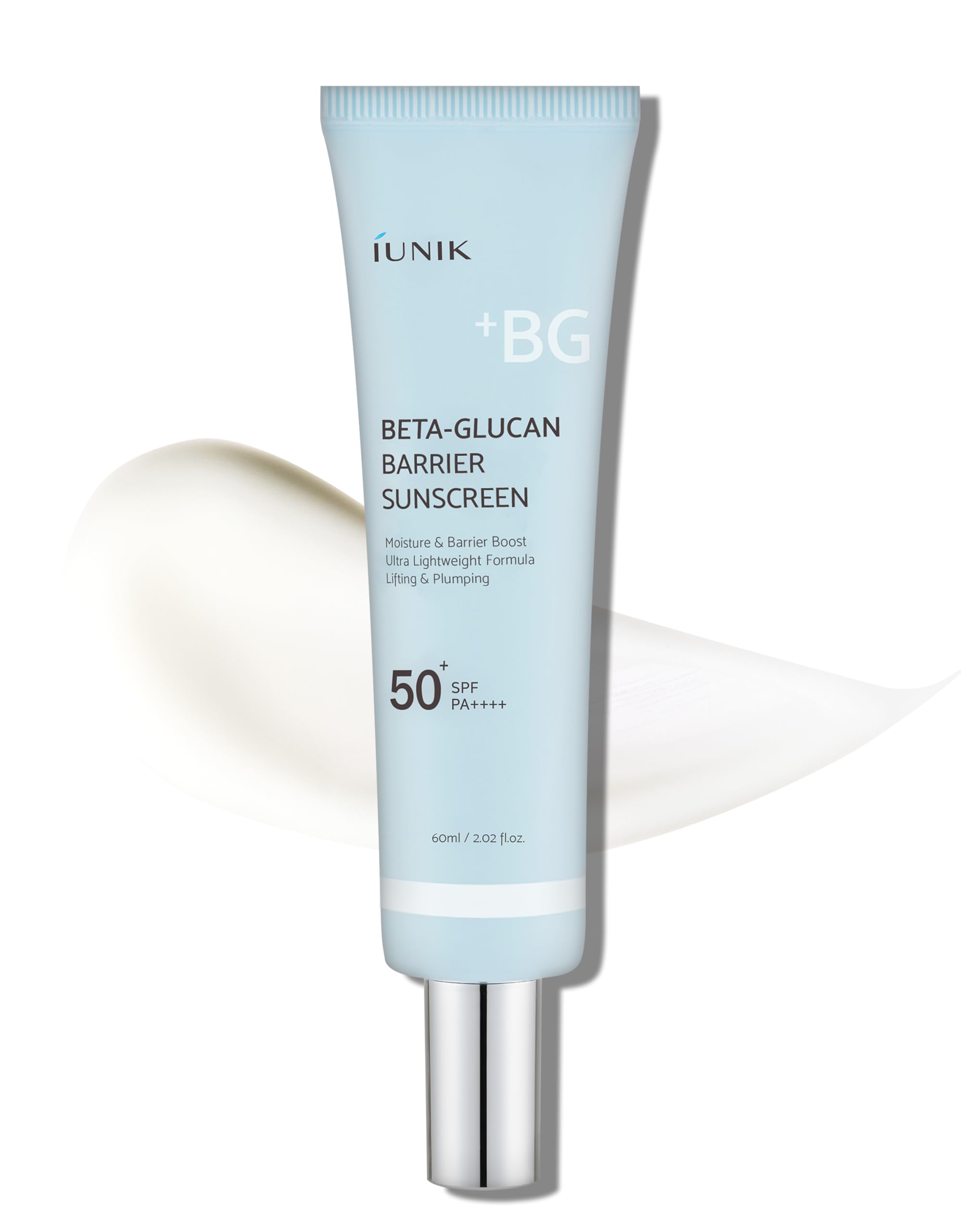 IUNIK Beta-Glucan Water Barrier Sunscreen SPF50+ PA++++ – Matte, No White Cast, Vegan