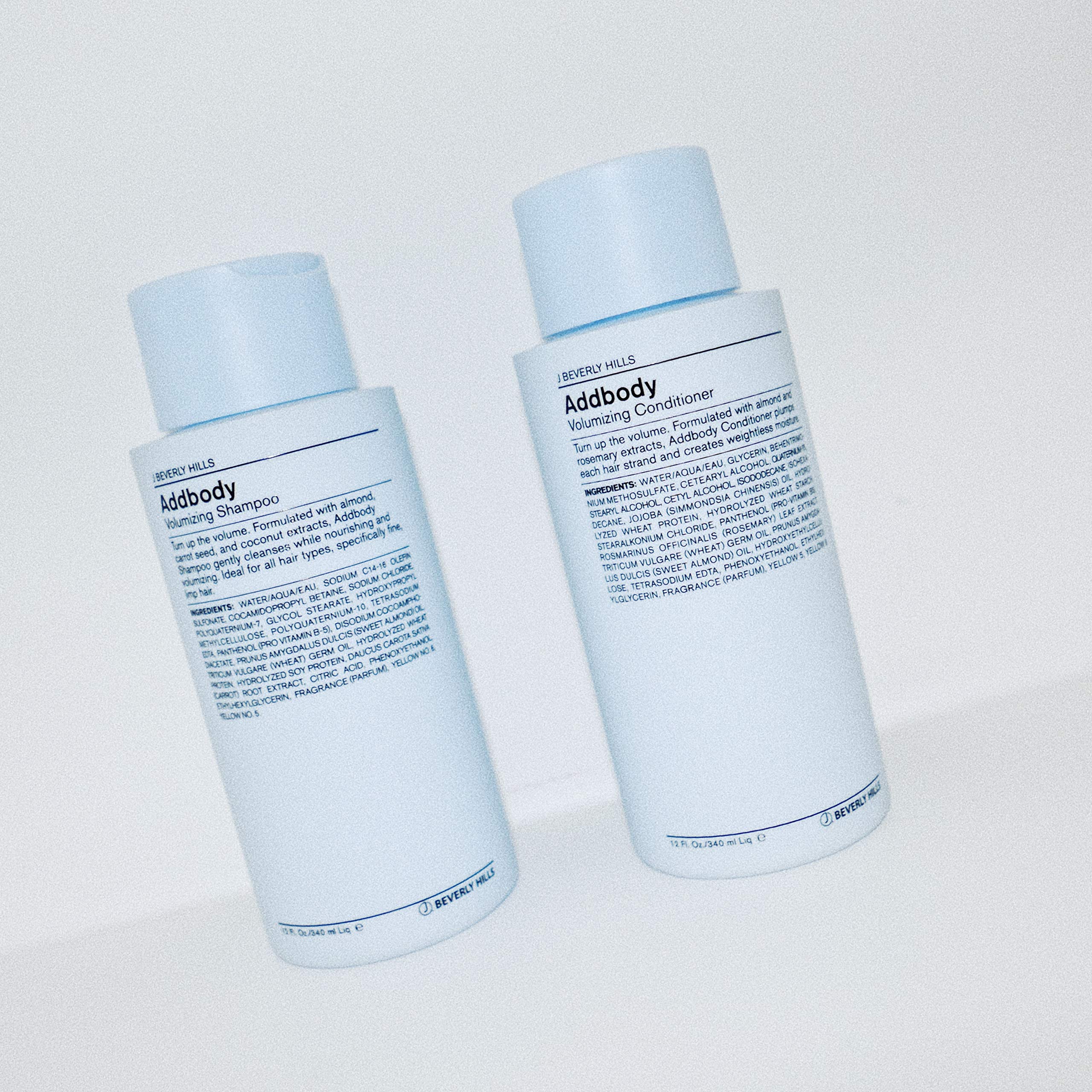 J Beverly Hills Blue Addbody Volumizing Shampoo with Vitamin E Oil, 3 Oz (Pack of 2)