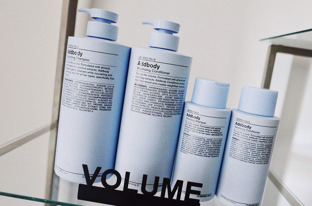 J Beverly Hills Blue Addbody Volumizing Shampoo with Vitamin E Oil, 3 Oz (Pack of 2)