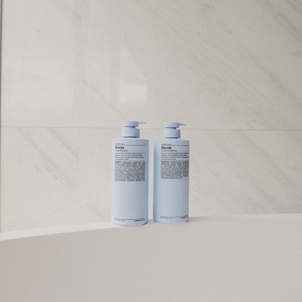 J Beverly Hills Blue Blonde Toning Shampoo with Coconut Oil – Deep Conditioning (32 oz)