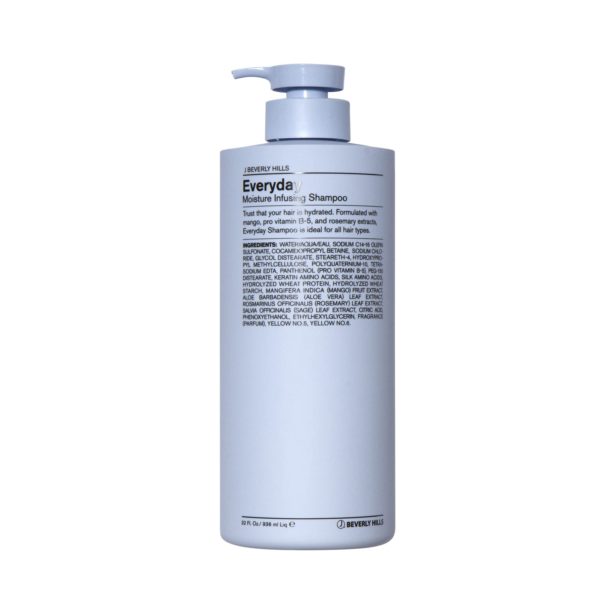 J Beverly Hills Blue Blonde Toning Shampoo with Coconut Oil – Deep Conditioning (32 oz)