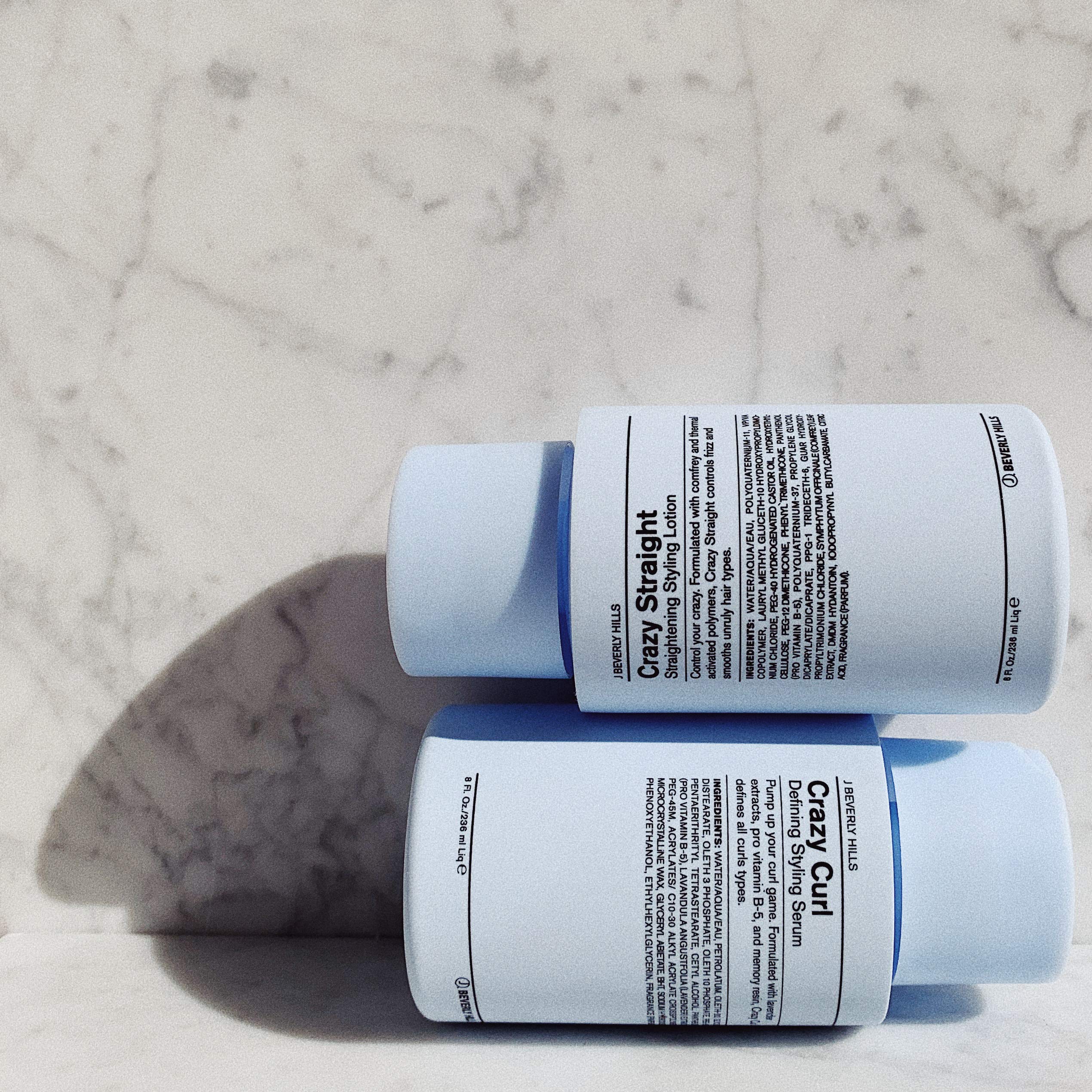 J Beverly Hills Blue Crazy Curl Defining Serum with Vitamin B5 – 8 oz