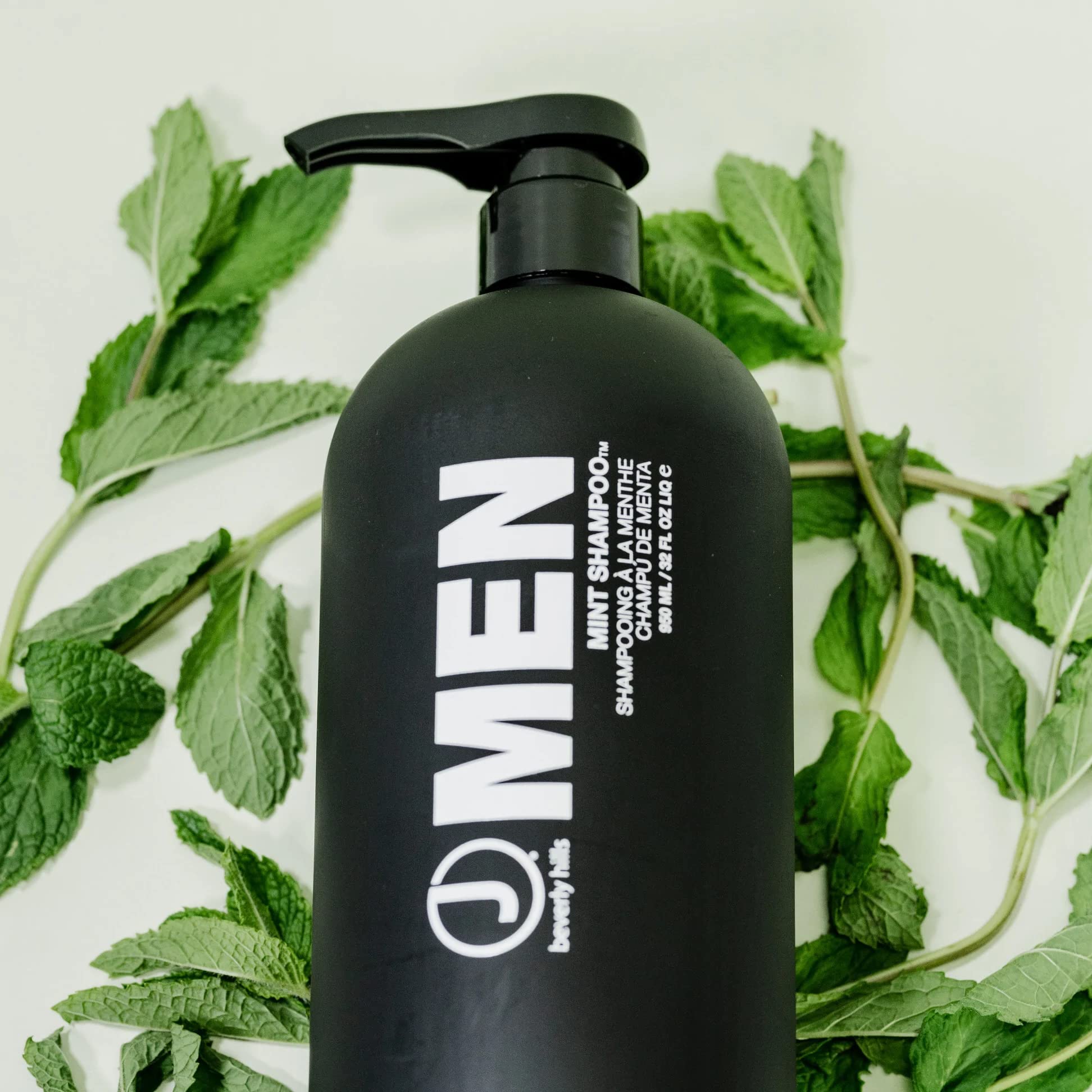 J Beverly Hills Mint Shampoo with Peppermint Oil – 32 oz