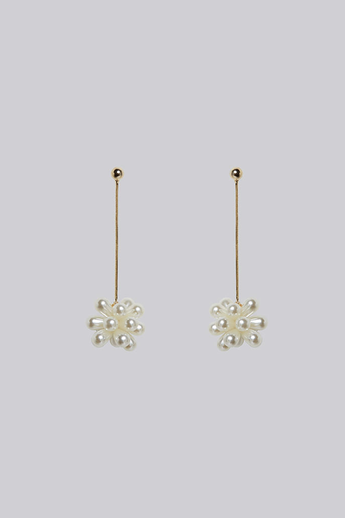 Louche Jemmimah Pearl Flower Earring