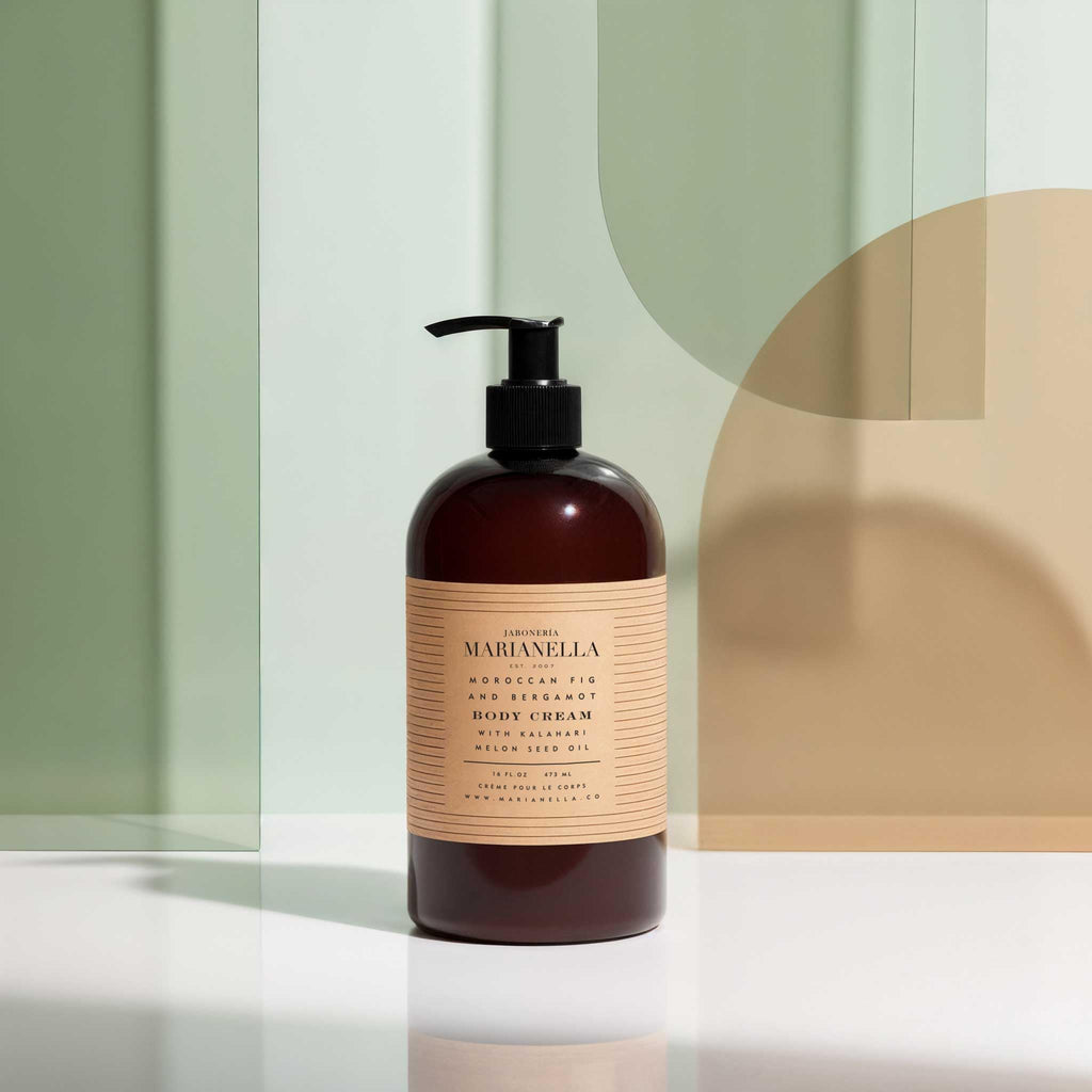 Jaboneria Marianella Violet & Bergamot Body Cream – 16 oz Hydrating Moisturizer