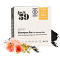Jack59 All Natural Shampoo Bar for Fine & Normal Hair with Activated Charcoal | Detox, Scalp Care & Volume (3 oz)