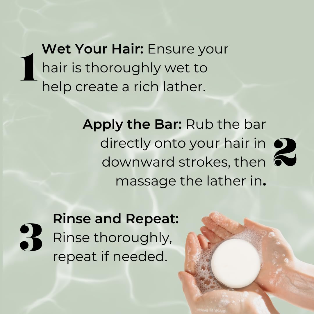 Jack59 All Natural Shampoo Bar for Normal Hair – Fragrance-Free, Unscented (3oz)