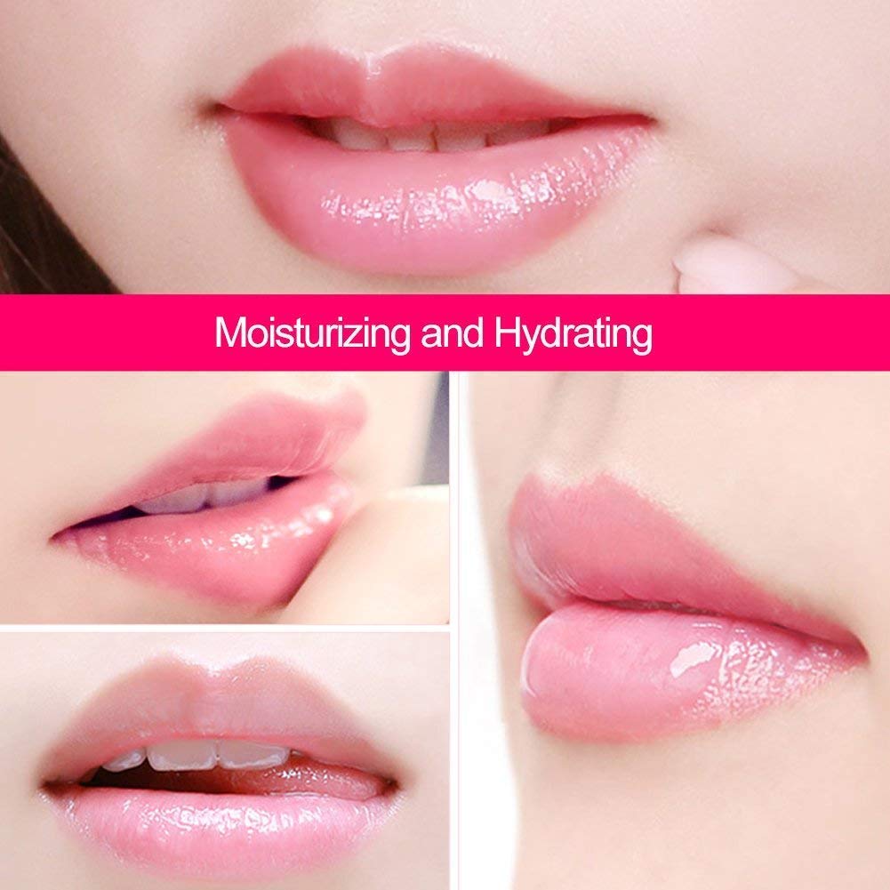 Jakuva 30PCS Collagen Lip Masks – Rose Pink Hydration & Overnight Nourishment