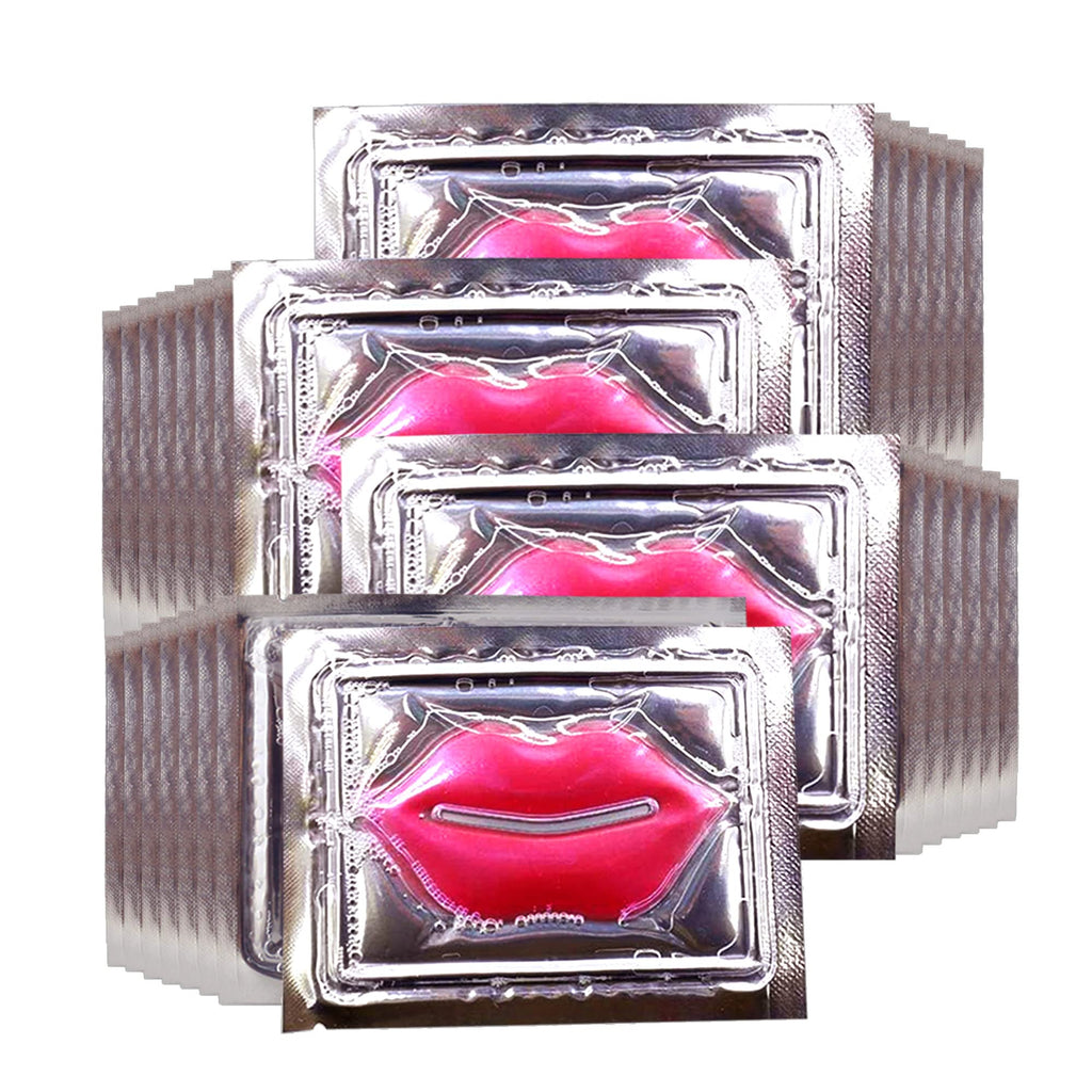 Jakuva 30PCS Collagen Lip Masks – Rose Pink Hydration & Overnight Nourishment