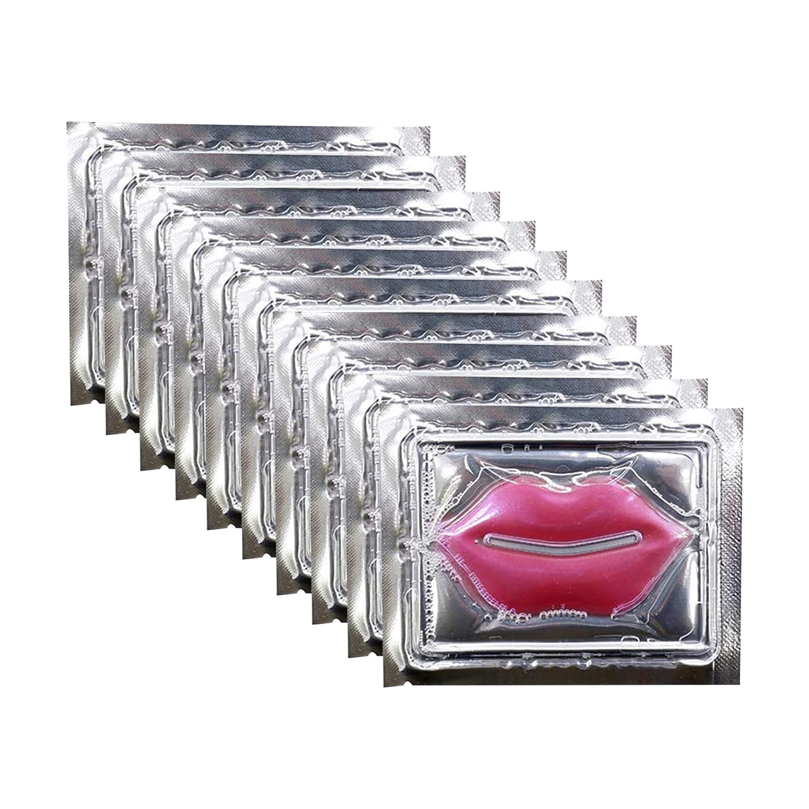 Jakuva 30PCS Collagen Lip Masks – Rose Pink Hydration & Overnight Nourishment