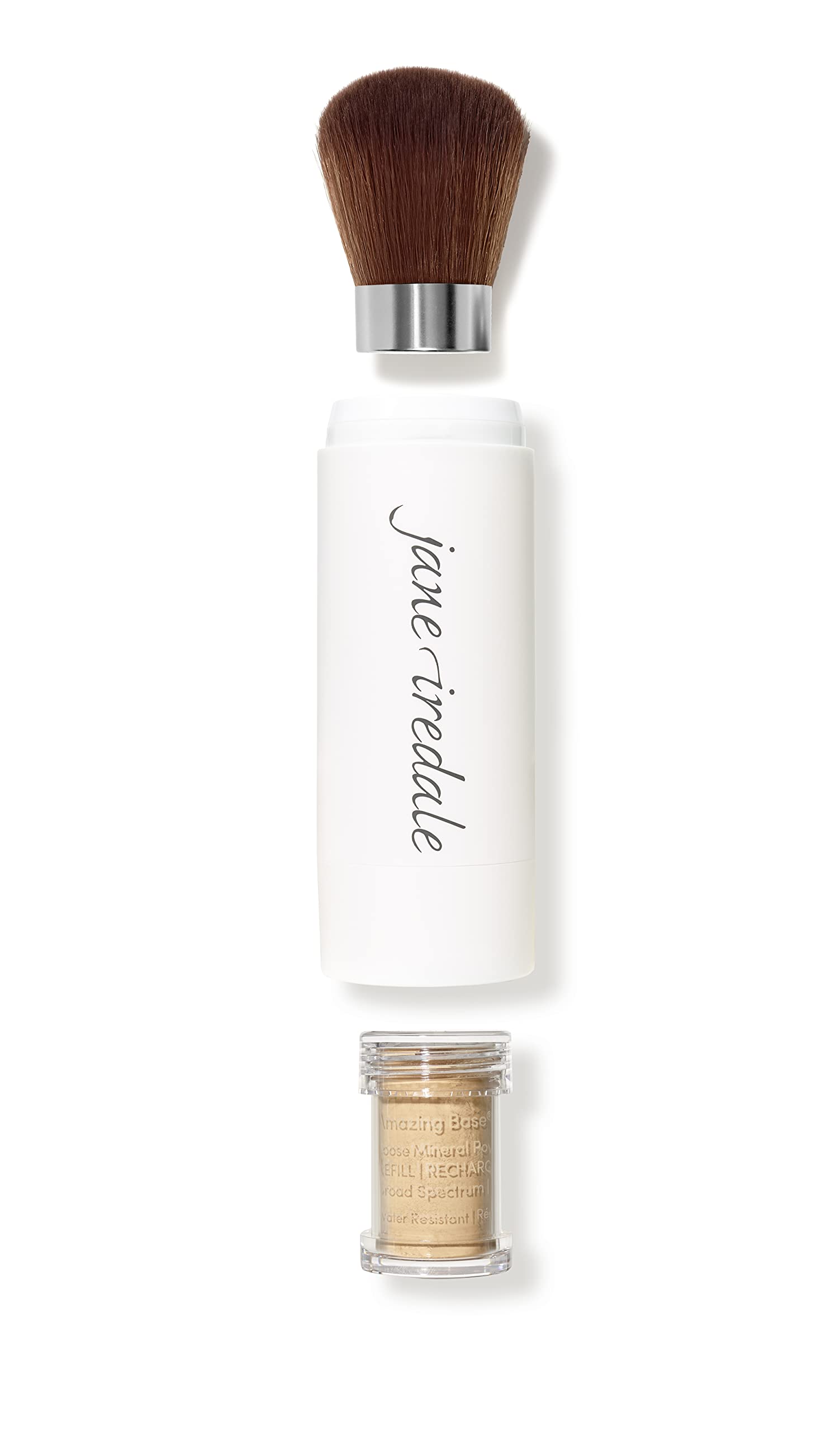 Jane Iredale Amazing Base Refillable Brush - Warm Sienna, SPF 20/15, 0.18 oz