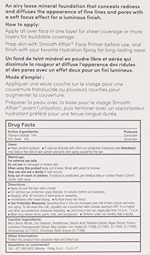 Jane Iredale Amazing Base Refillable Brush – Latte, 0.18 oz | Mineral Foundation with SPF