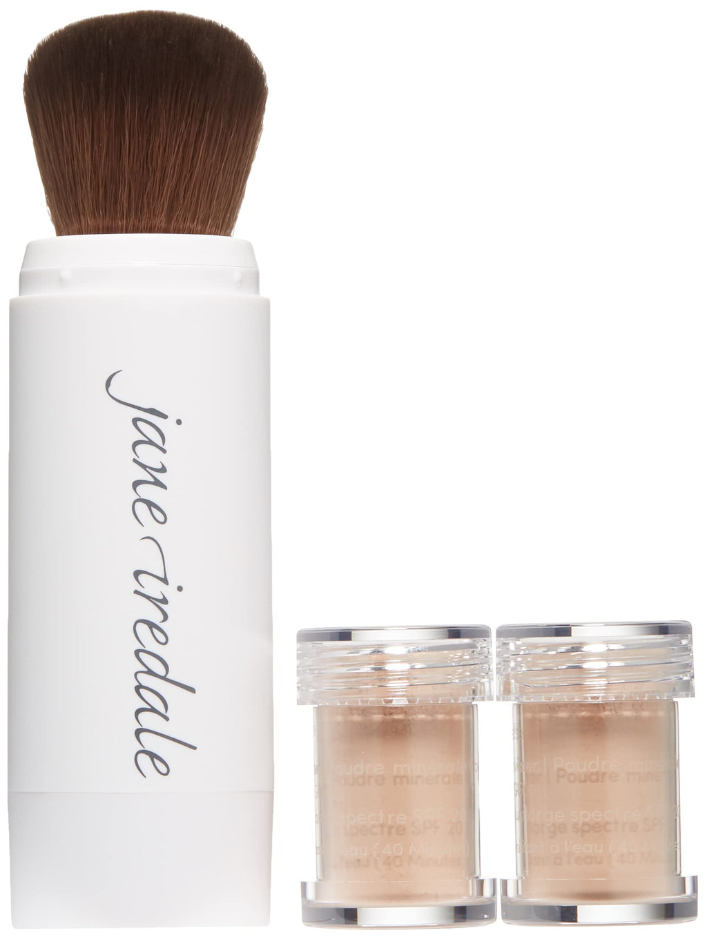 Jane Iredale Amazing Base Refillable Brush – Honey Bronze, 0.18 oz | Mineral Foundation with SPF 20/15