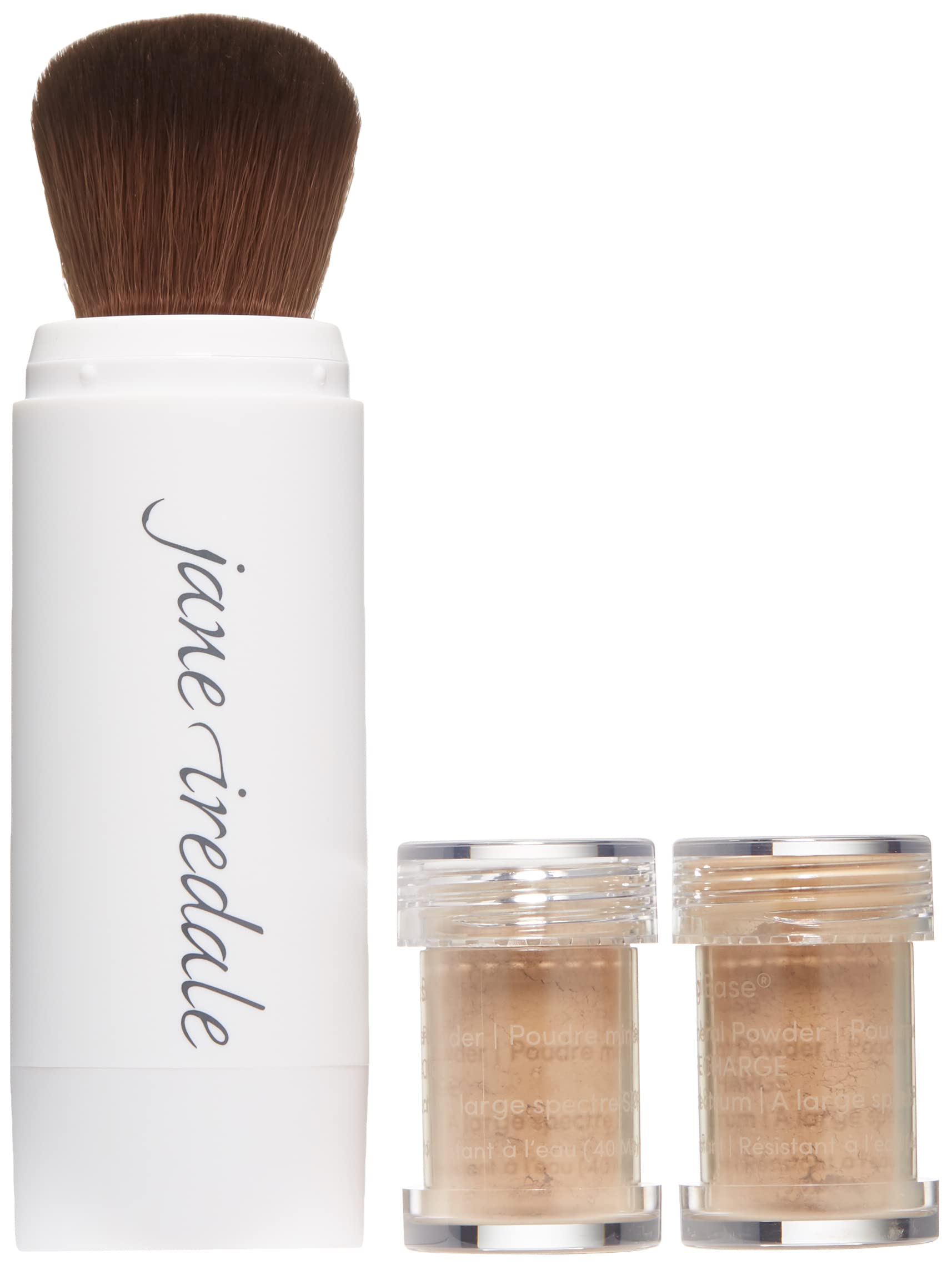 jane iredale Amazing Base Refillable Brush, Autumn – Mineral Foundation with SPF 20/15 (0.18 oz)