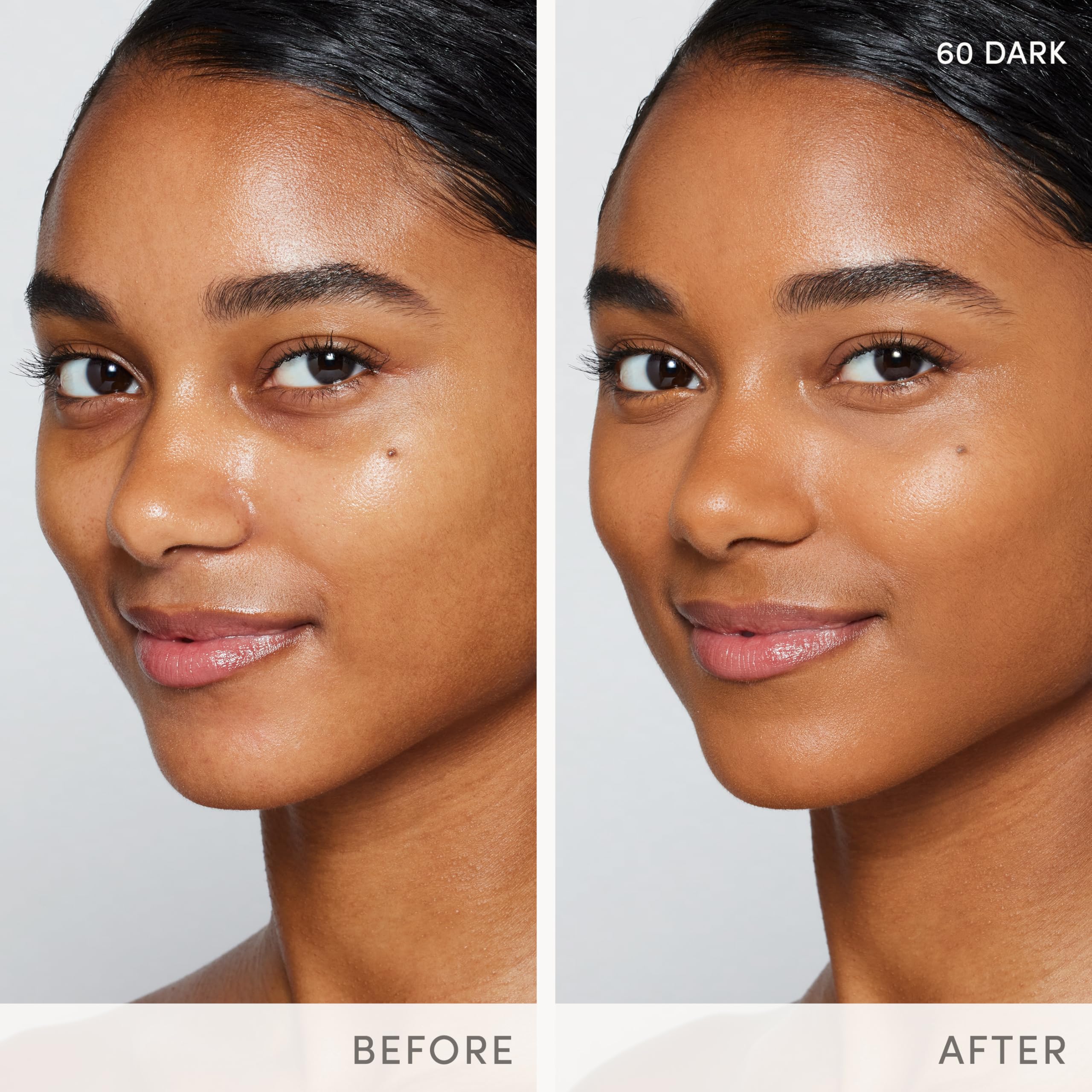 jane iredale Skintuition SPF 30 Radiance-Boosting Foundation 60 Dark | Medium Buildable Coverage, Skin-Like Finish