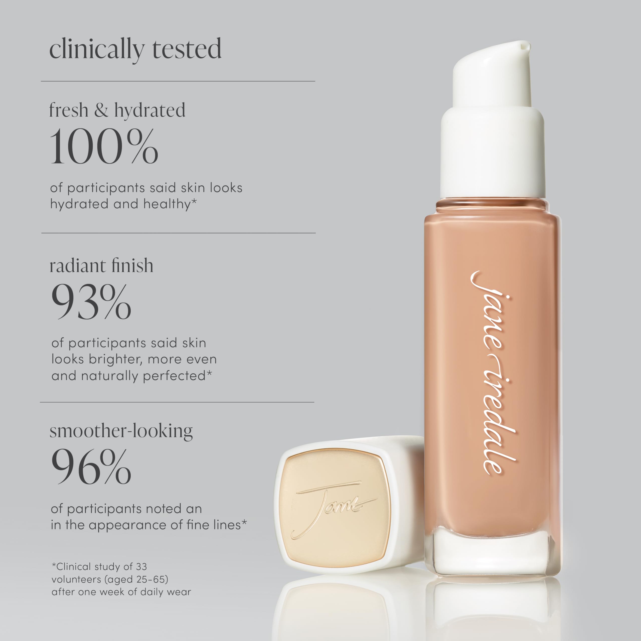 Jane Iredale Skintuition SPF 30 Radiance-Boosting Liquid Foundation - 34 Light Medium