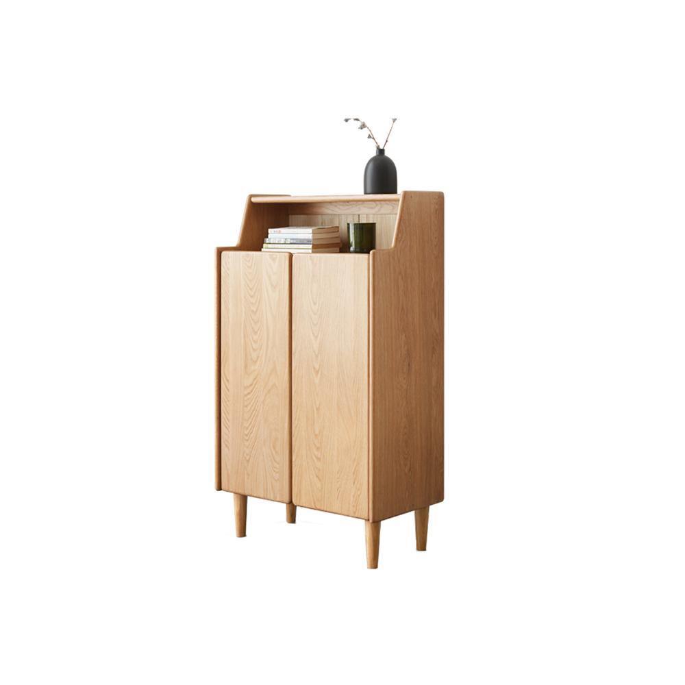 Jasper Entryway Shoe Storage, Light Oak