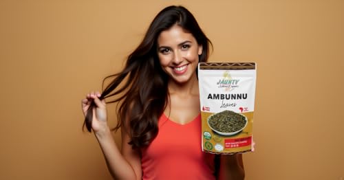 Jaunty Organics Ambunnu Leaves – Herbal Hair Care Shampoo, Detangler & Conditioner | Non-GMO 50g