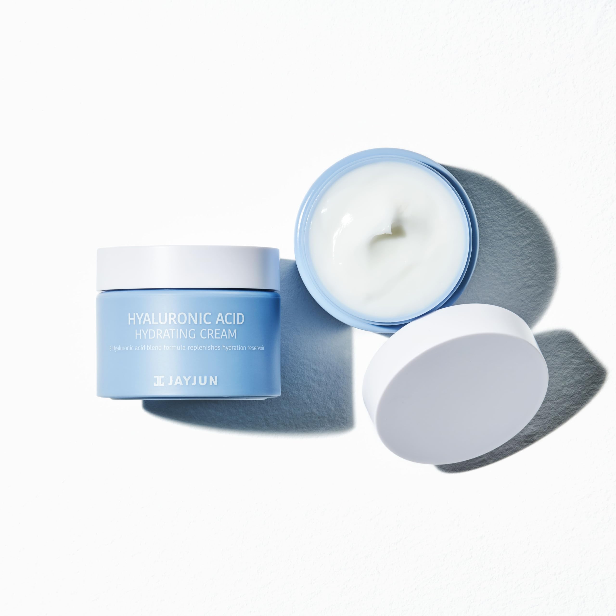 JAYJUN JJ Hyaluronic Acid Hydrating Cream 50g – Lightweight Daily Moisturizer with 8-Weight Hyaluronic Acids & Panthenol