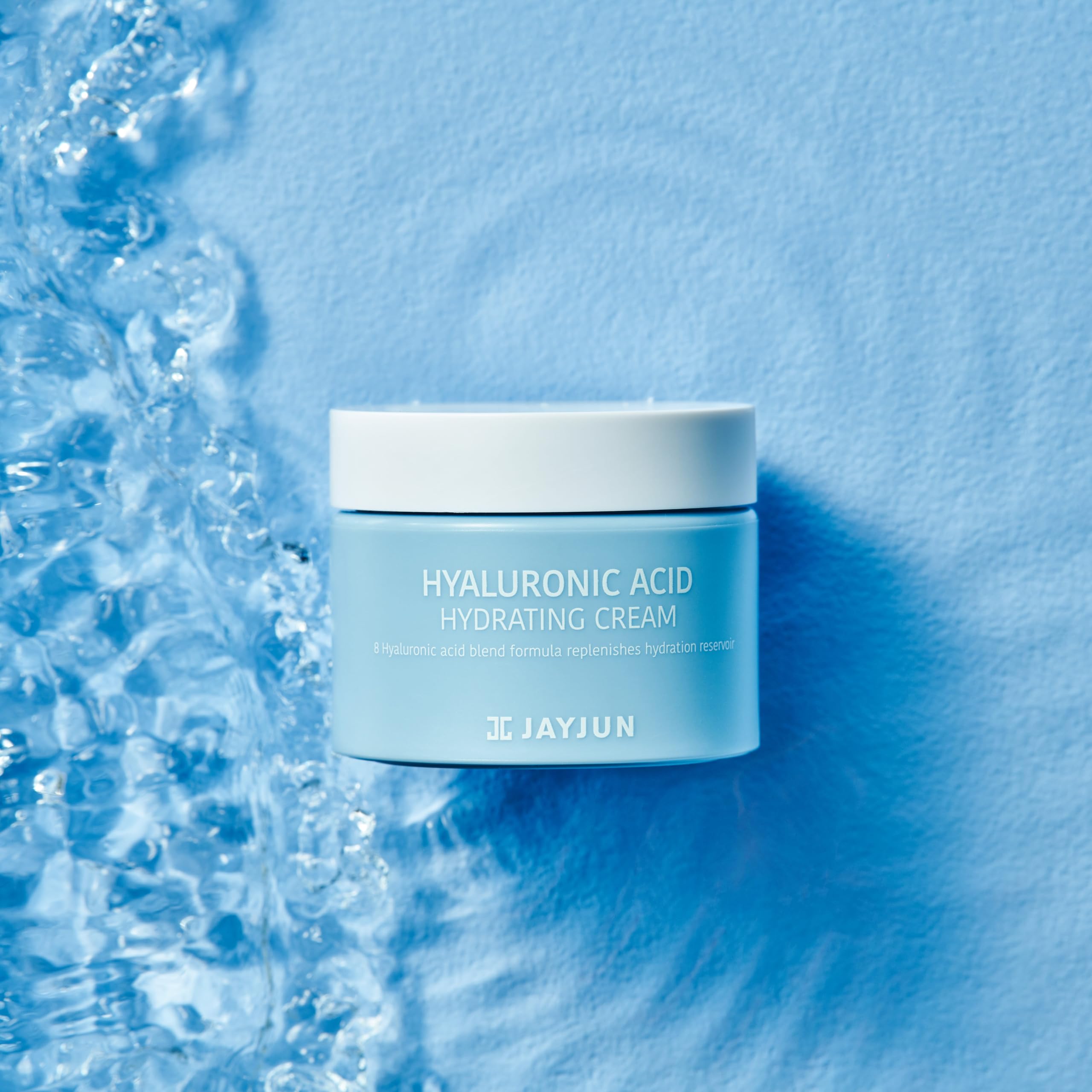 JAYJUN JJ Hyaluronic Acid Hydrating Cream 50g – Lightweight Daily Moisturizer with 8-Weight Hyaluronic Acids & Panthenol